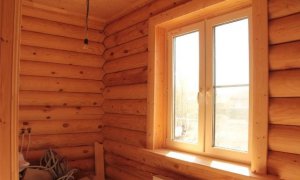 Отделка откосов и подоконников при строительстве деревянного дома